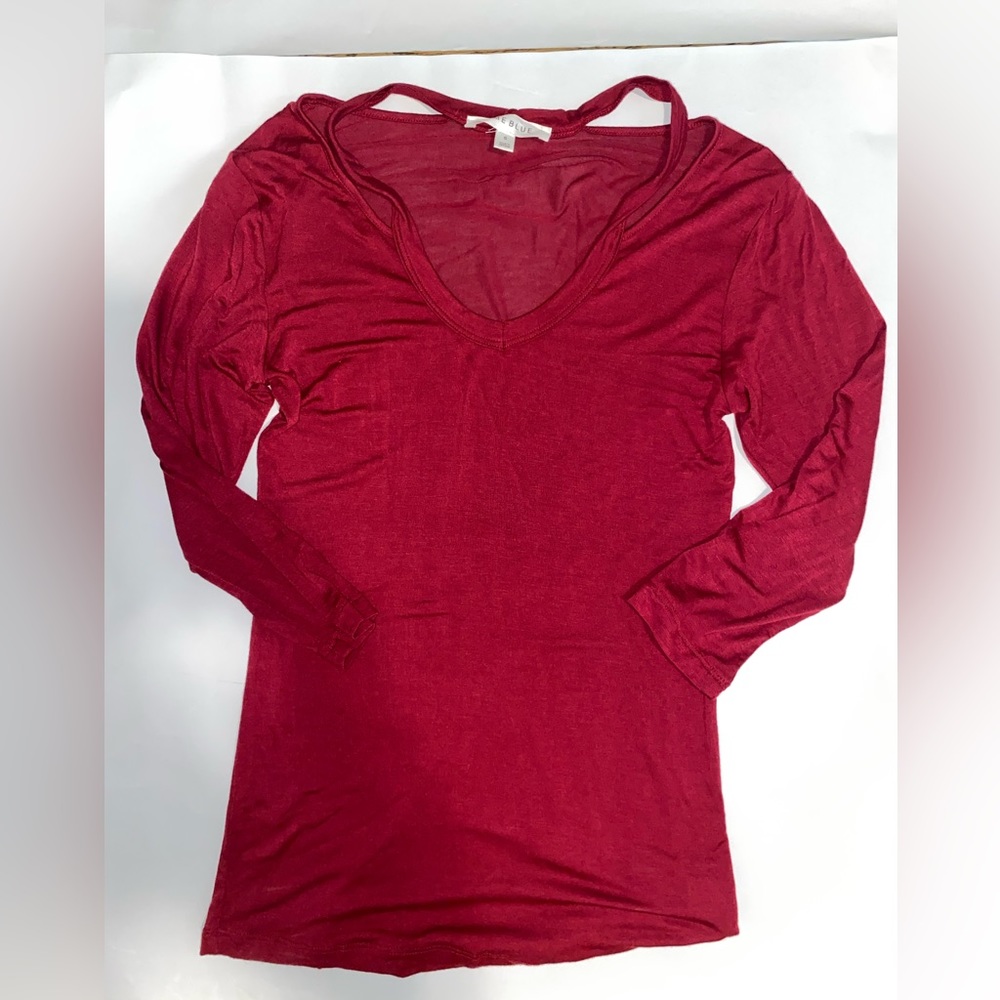 Small Quarter sleeve women’s shirt red